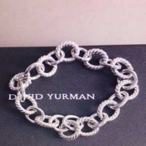 DavidYurman Rope Link Silver Bracelet - Silver
